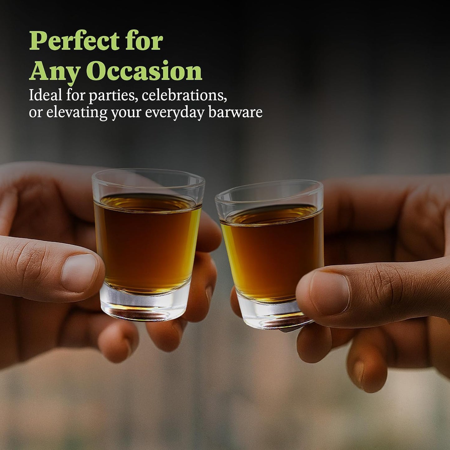 QUAFFER Elegant Classic Mini Shot Glasses 1oz