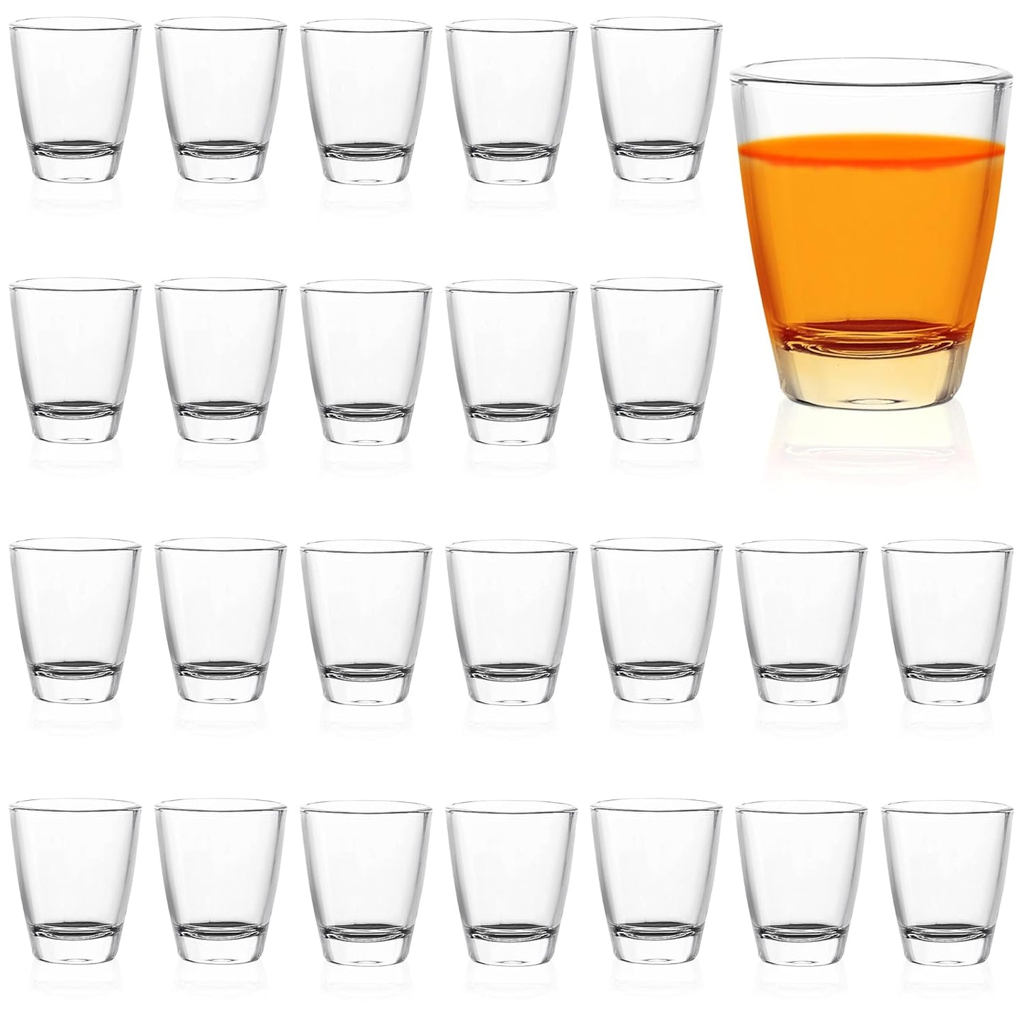 QUAFFER Elegant Classic Mini Shot Glasses 1oz