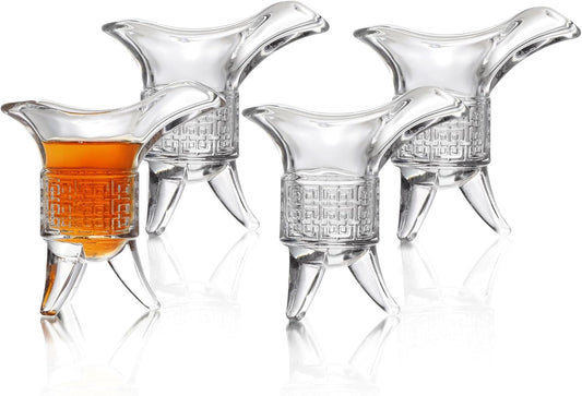 QUAFFER Retro Emperor Style Shot Glass 1oz