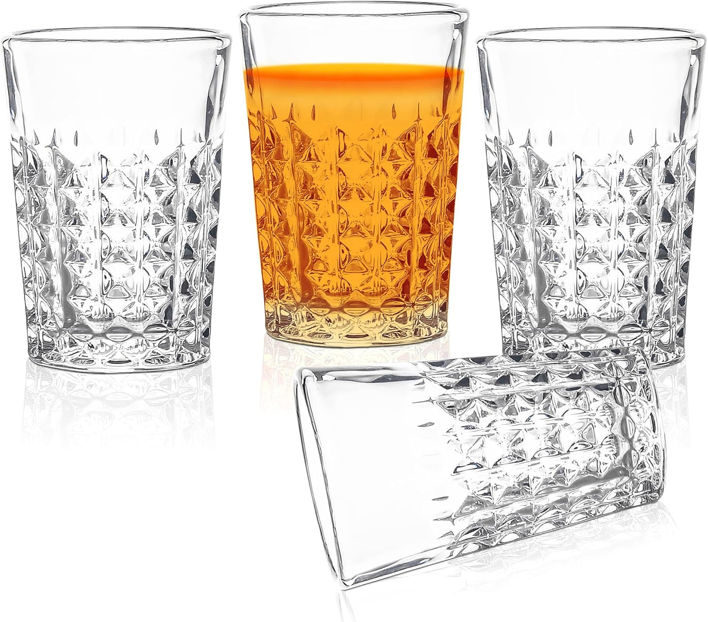 QUAFFER Tequila Glasses Heavy Base Shot Glass 2oz