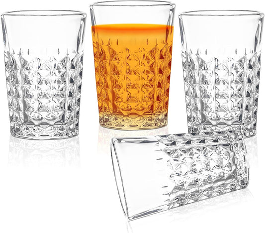 QUAFFER Tequila Glasses Heavy Base Shot Glass 2oz